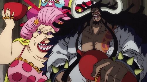 Big Mom and Kaido as seen in the anime (Image via Toei Animation).