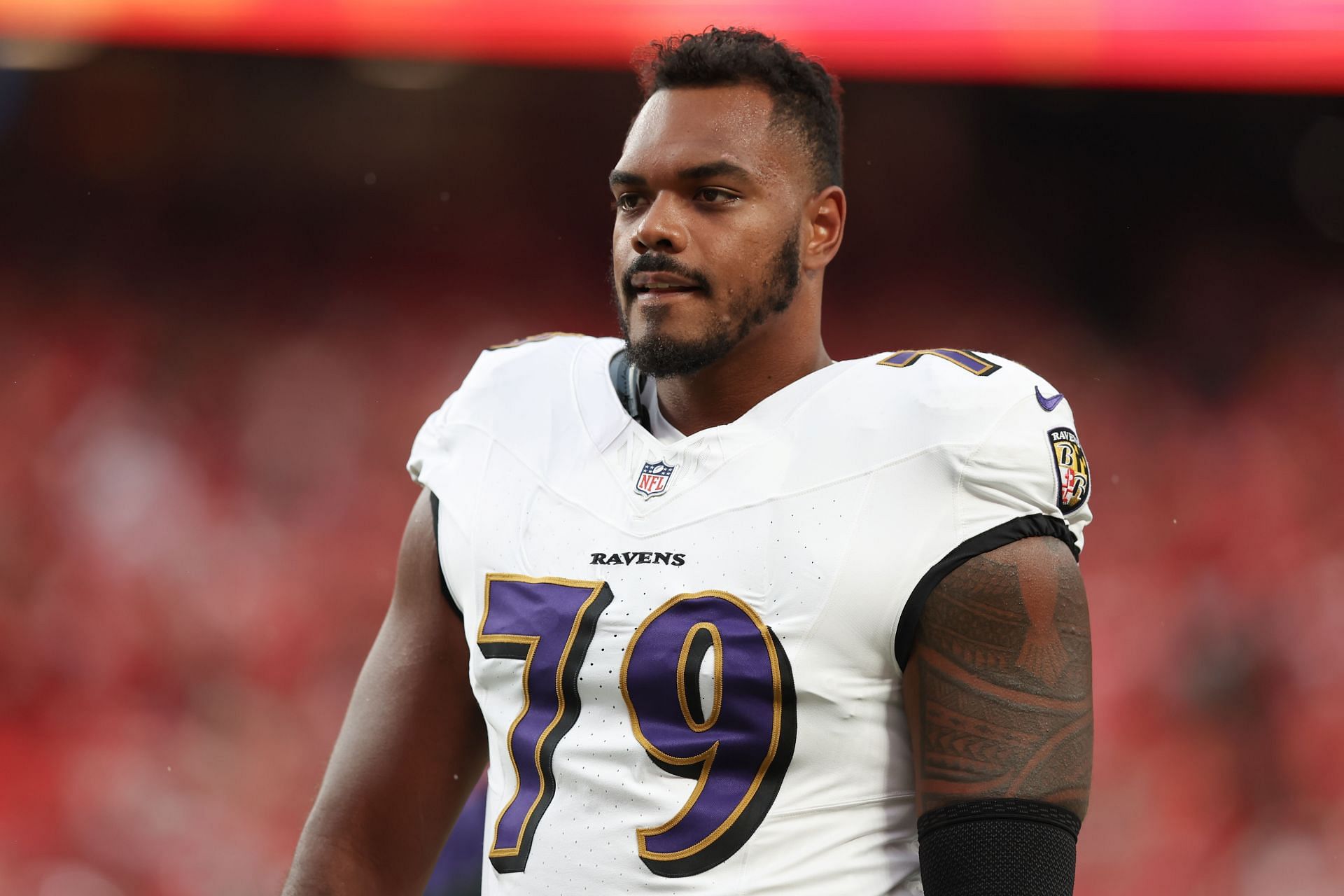 Baltimore Ravens offensive tackle Ronnie Stanley - Source: Getty