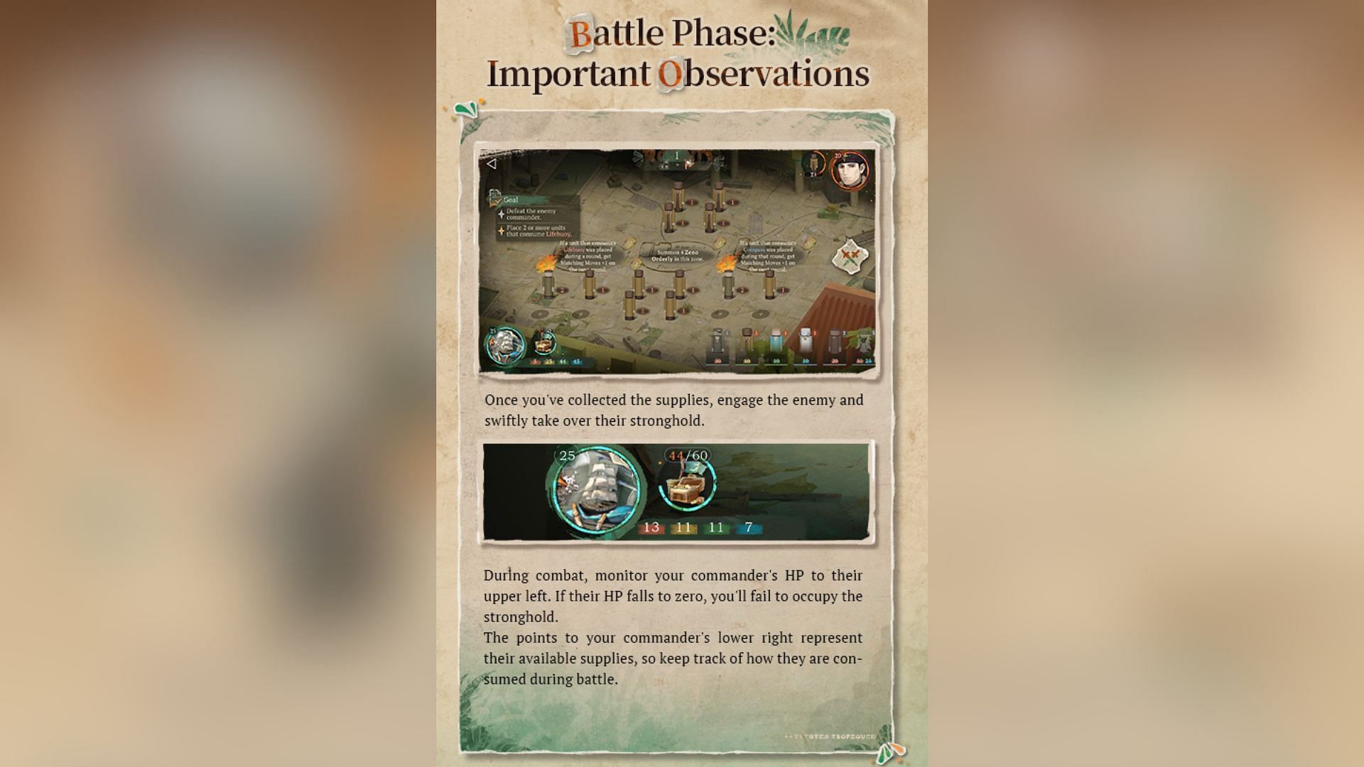 Details about the Battle phase (Image via Bluepoch)