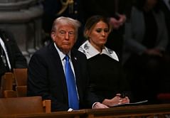 Did Trump's phone play the YMCA ringtone while he was paying respect to Jimmy Carter? Viral video explained