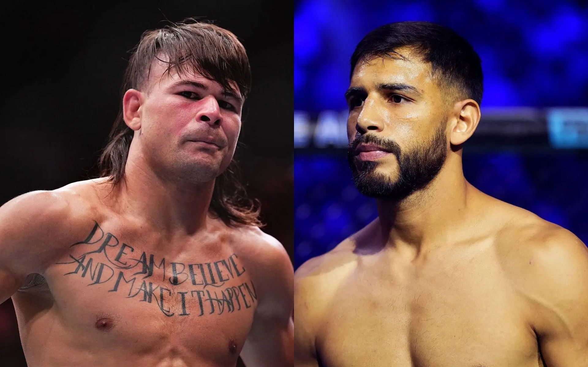 Diego Lopes (left) reportedly set to face Yair Rodriguez (right) in March, leaving elite featherweight contender opponent-less [Images courtesy: Getty Images]