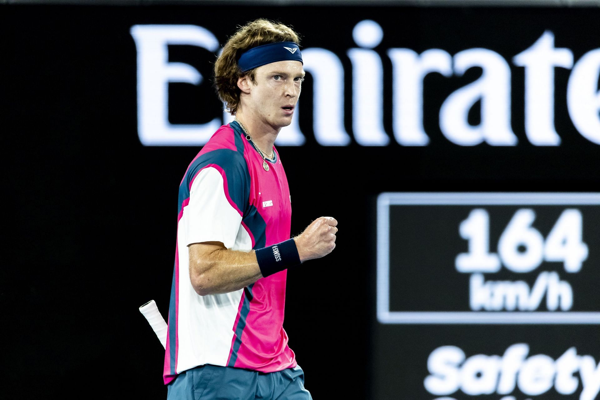 Andrey Rublev at the Australian Open 2025. (Photo: Getty)