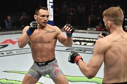 Michael Chandler shares two-word reaction looking back at knocking out Dan Hooker on UFC debut