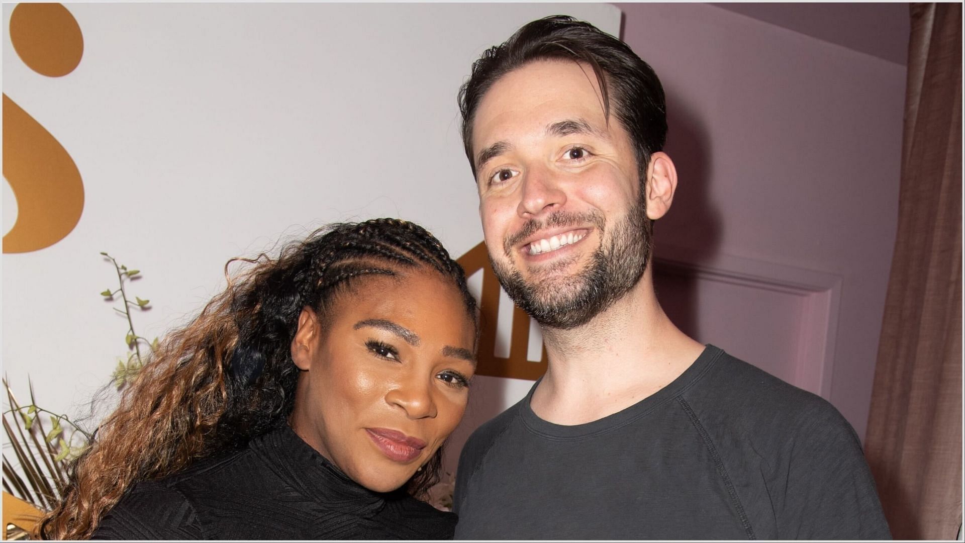 Serena Williams with Alexis Ohanian; ( Source - Getty Images)