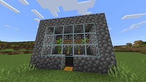 How to make Minecraft Bedrock bamboo farm