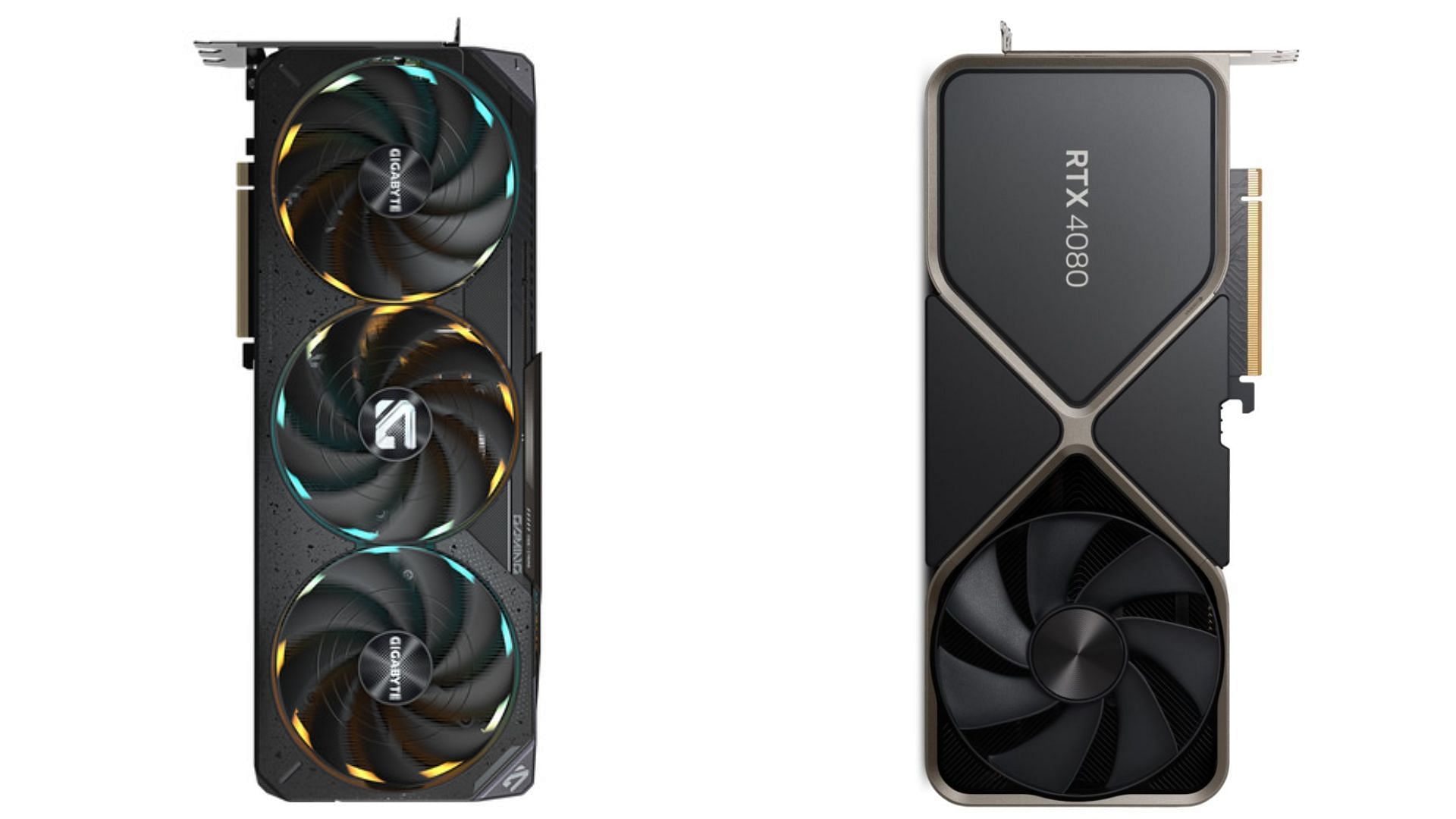 The RTX 4080 and RTX 5080 are designed for premium gaming (Image via Amazon and B&amp;H)