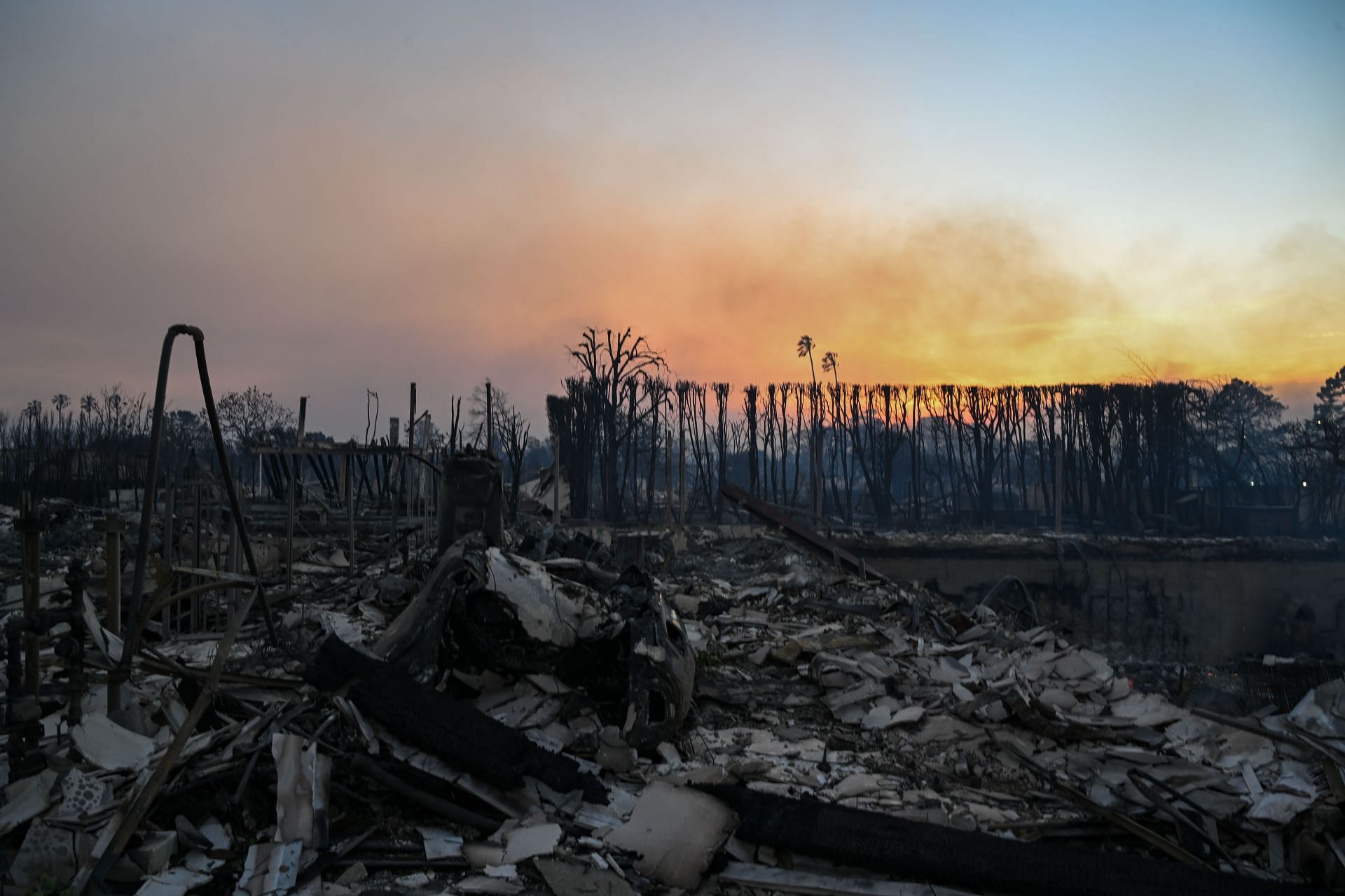 Wildfires tear through Los Angeles - Source: Getty