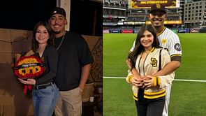 Jeremiah Estrada's girlfriend drops 3-word reaction as the Padres pitcher brings a new addition to family