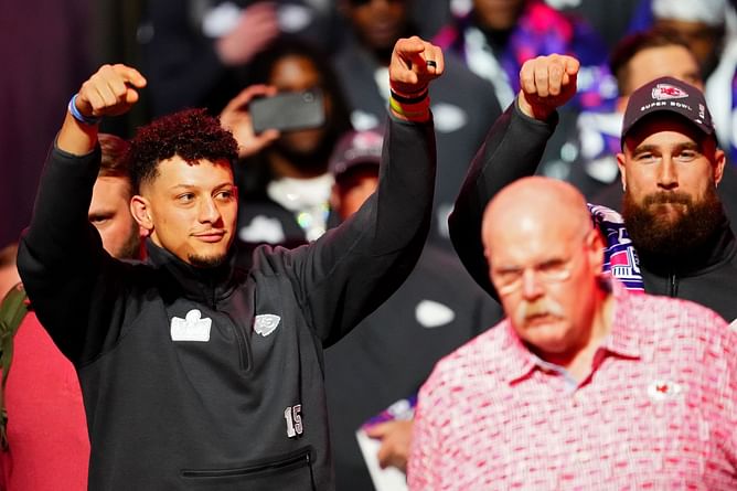 Chiefs HC Andy Reid delivers comical advice for Patrick Mahomes as $450,000,000 becomes father of 3