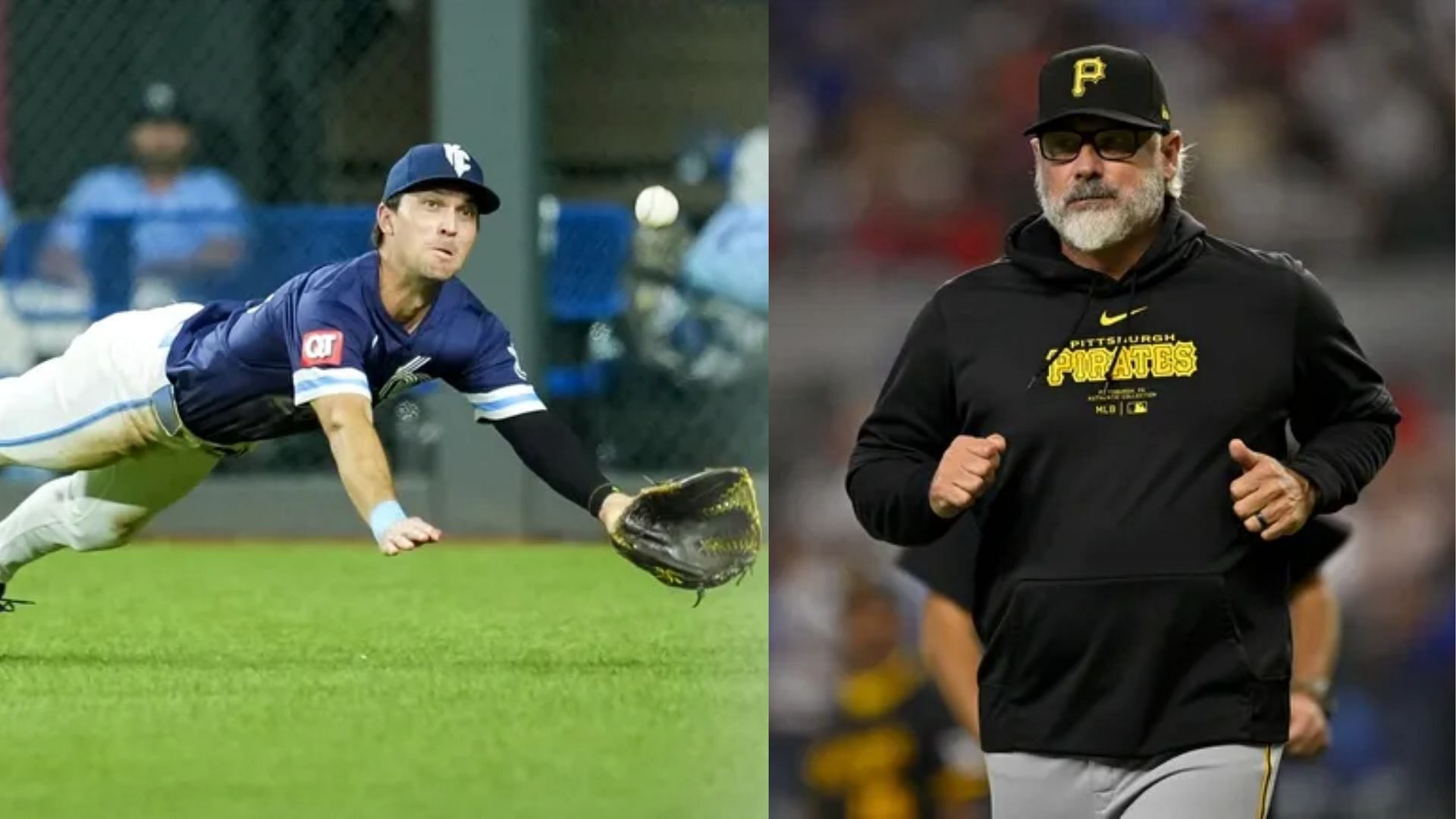 Pitsburgh Pirates Manager Derek Shelton &amp; Slugger Adam Frazier