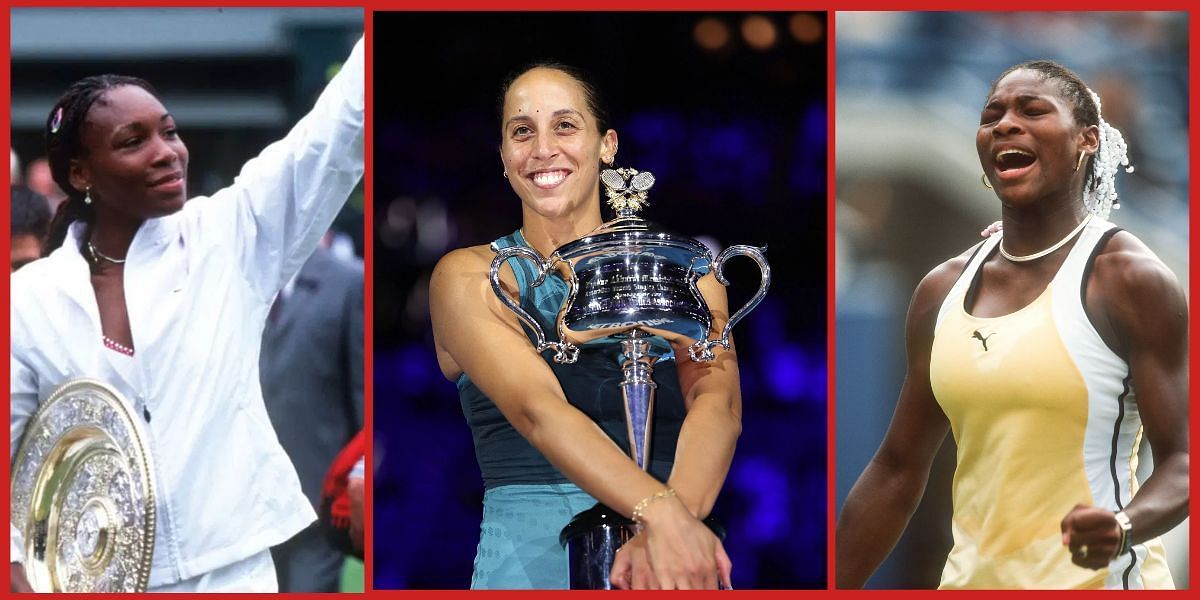 Venus Williams, Madison Keys and Serena Williams (Source: Getty)