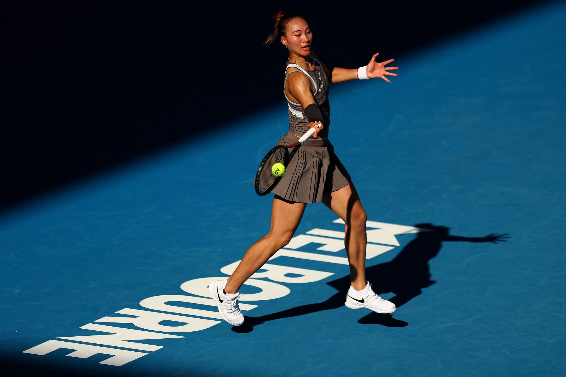 Zheng Qinwen at the Australian Open 2025. (Photo: Getty)