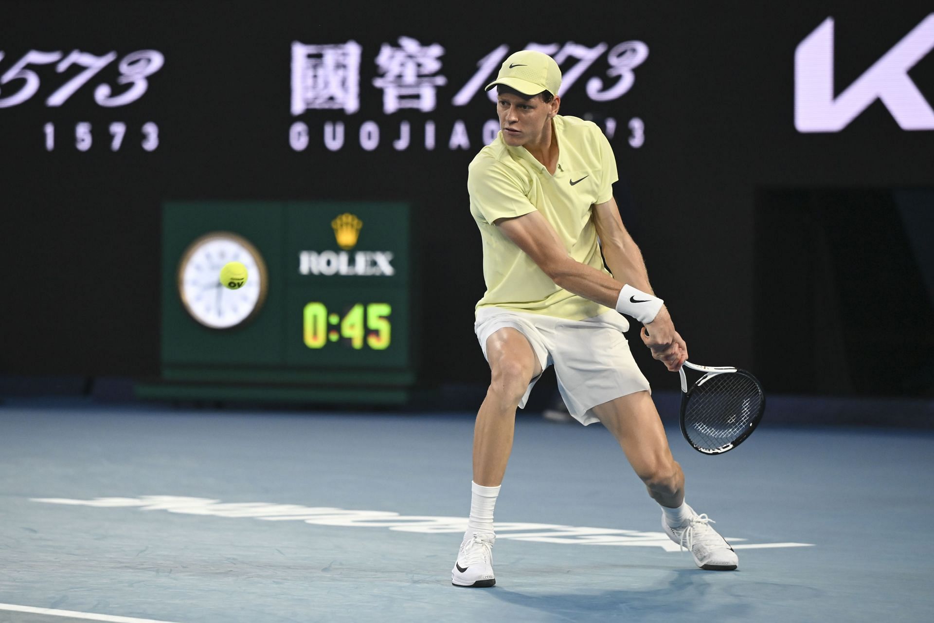 Jannik Sinner at the Australian Open 2025 - Source: Getty