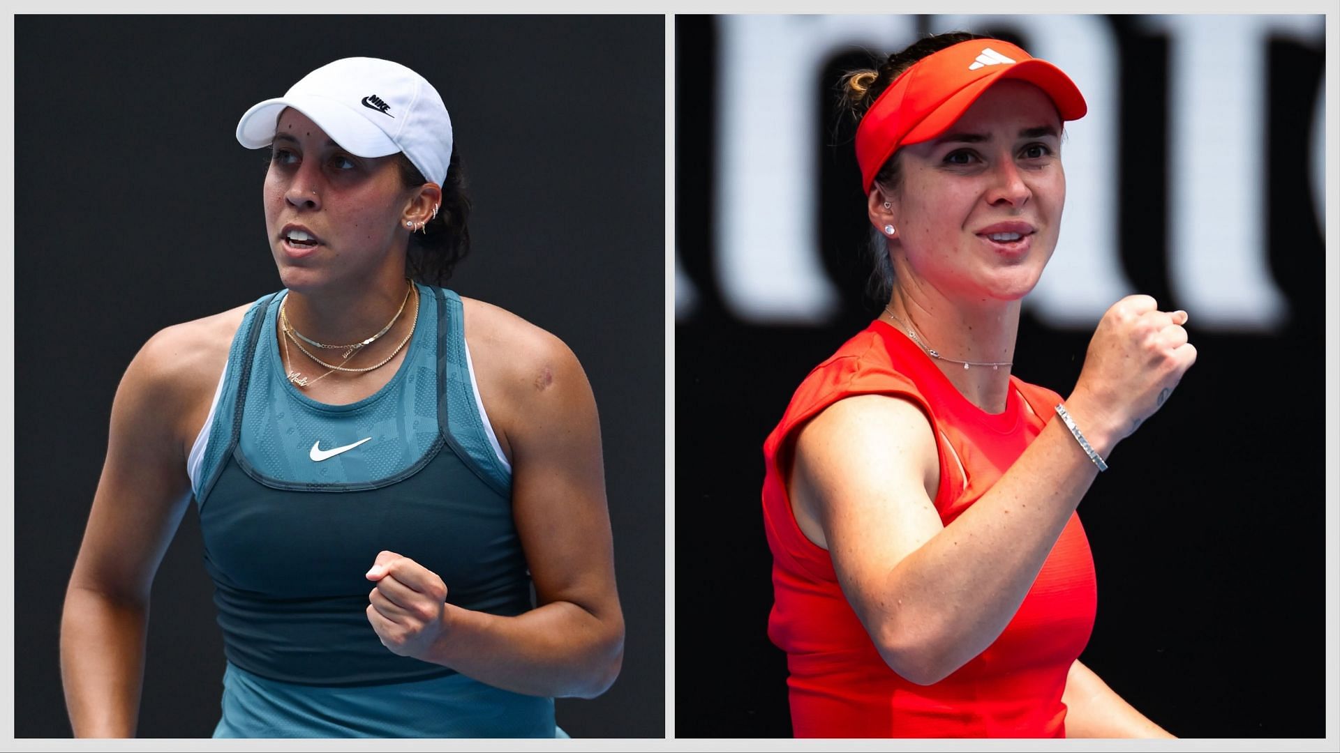 Madison Keys will take on Elina Svitolina in the quarterfinals of the Australian Open 2025. (Photos: Getty)