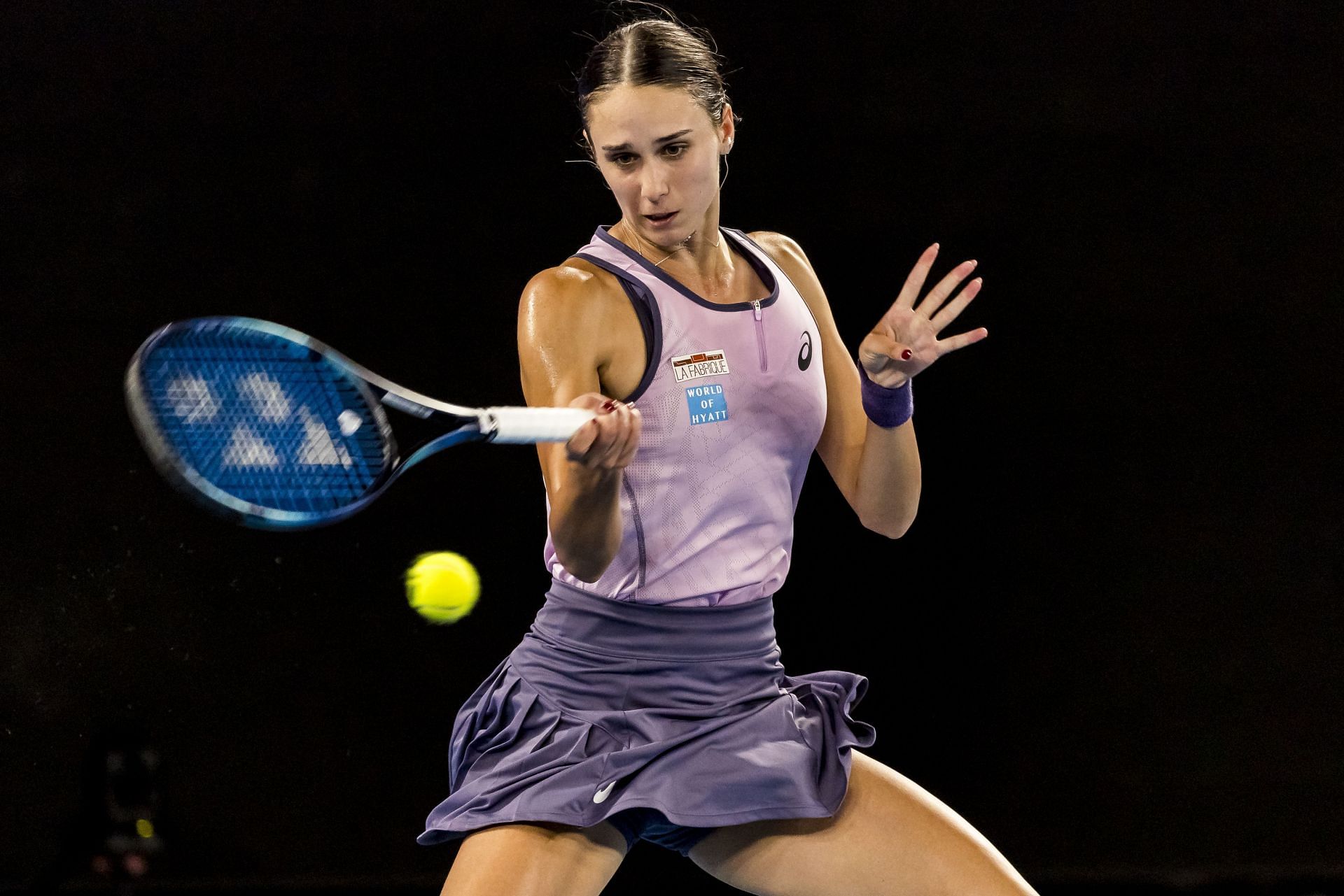 Anca Todoni in action at the 2025 Australian Open (Getty)