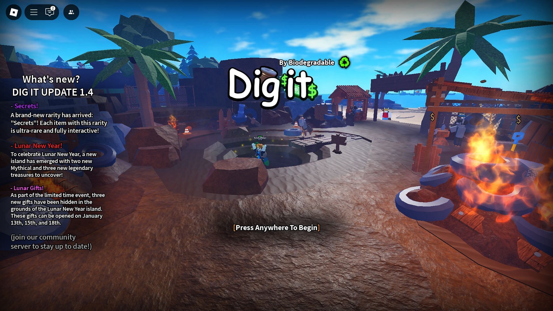 In-game titles (Image via Roblox)