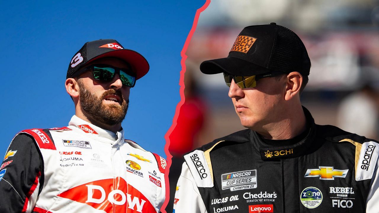 Austin Dillon (L) and Kyle Busch (R) - Images via Imagn