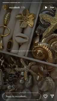 McCall's Instagram story (January 8). Source: @mccallkelli on Instagram