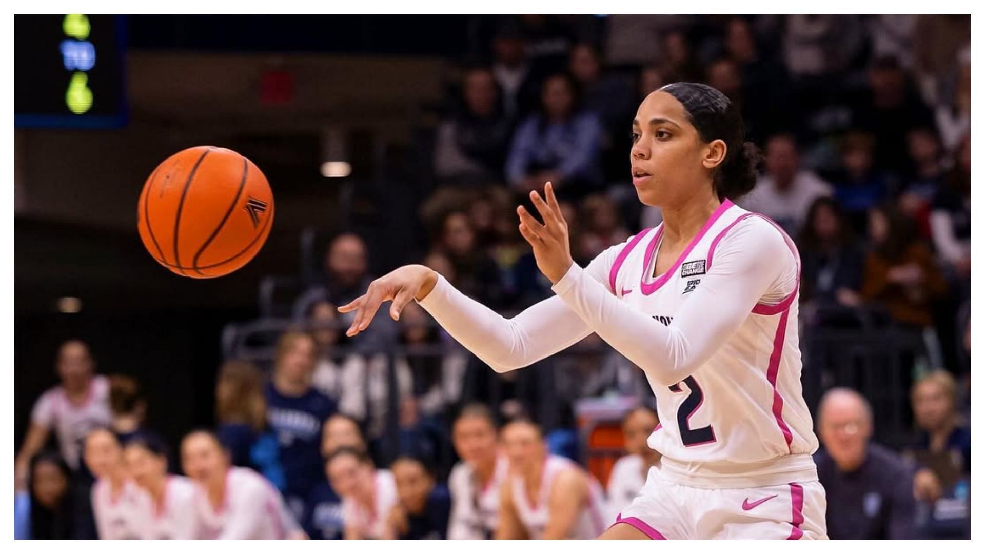 Abby Jegede playing for Villanova Wildcats (Image via Instagram/@abby.jeg)