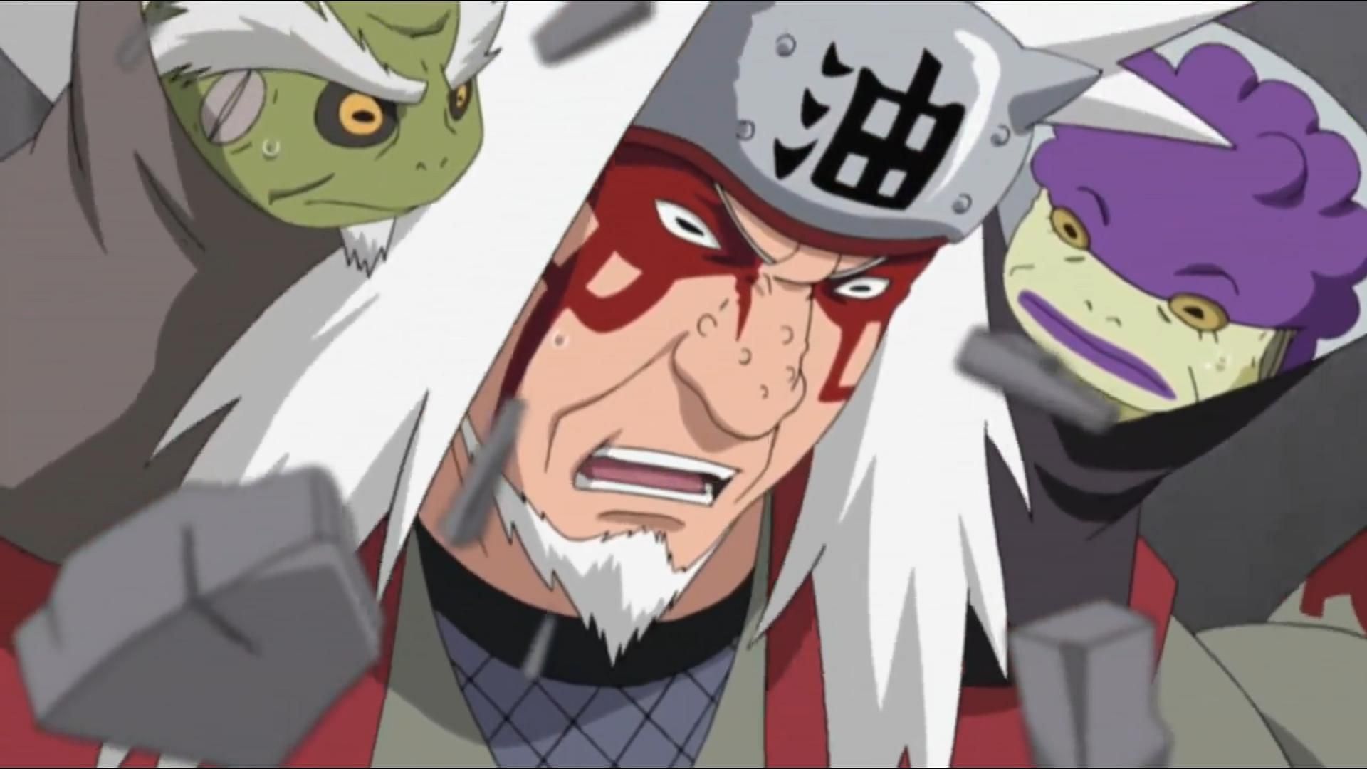 Jiraiya&#039;s appearance in Sage Mode (Image via Studio Pierrot)