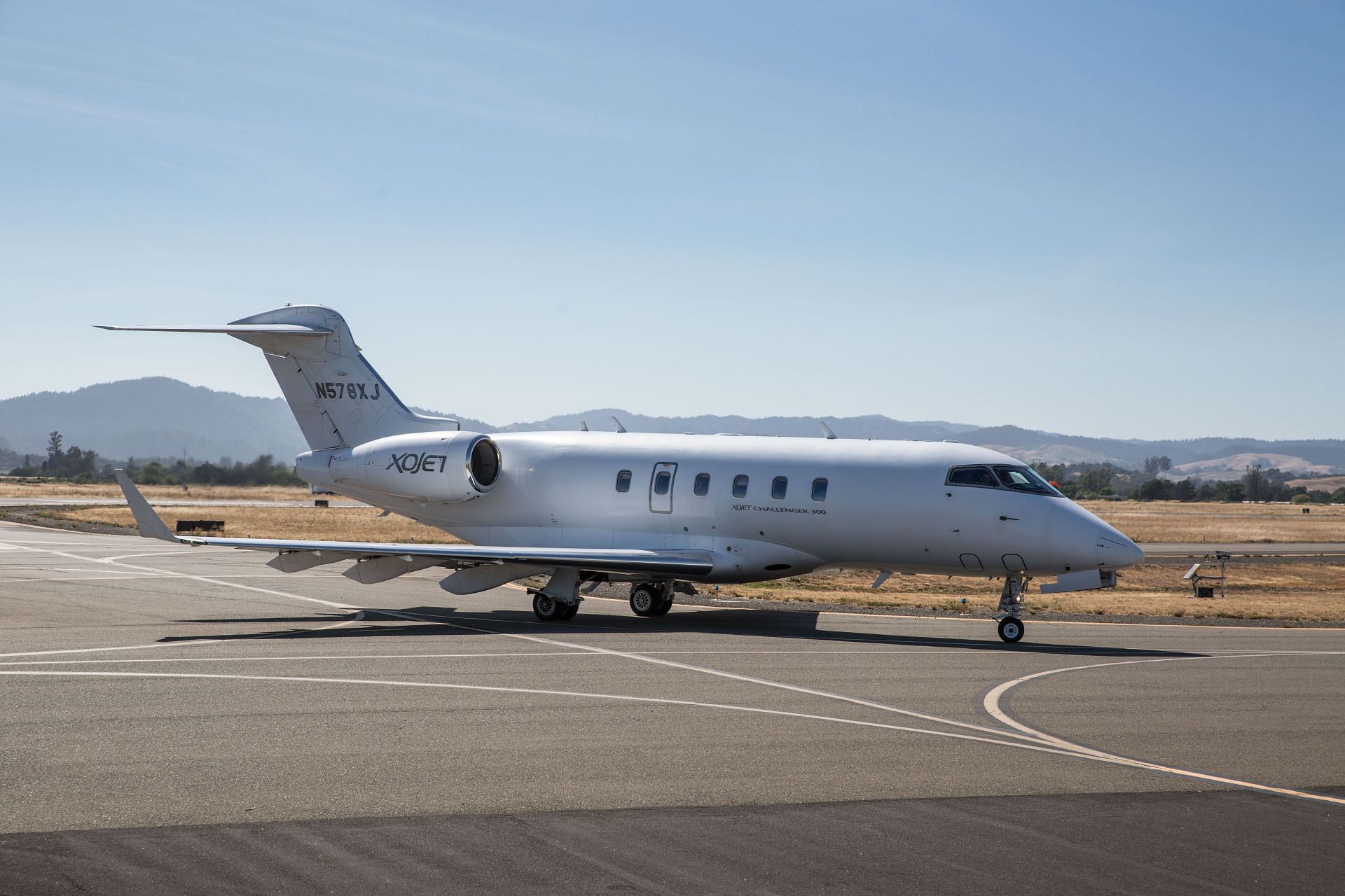 A Bombardier Challenger 300 XOJet charter passenger jet - Source: Getty Images