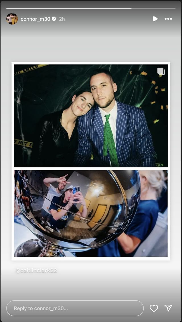 Caitlin Clark’s BF Connor McCaffery shares endearing IG post to