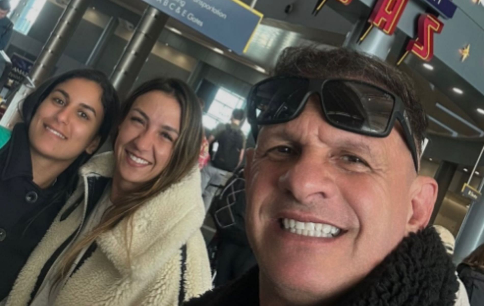 Amanda Ribas shares snaps after landing in Las Vegas for her next encounter against Mackenzie Dern. [Image Courtesy: @amandaufcribas on Instagram]