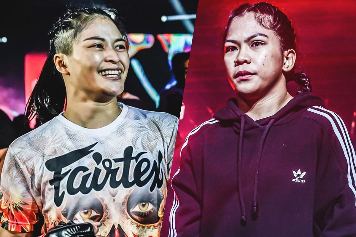 Stamp Fairtex (left) and Denice Zamboanga (right) | Image credit: ONE Championship