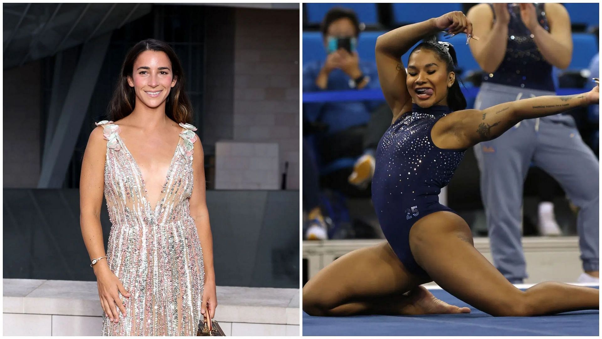 Aly Raisman and Jordan Chiles