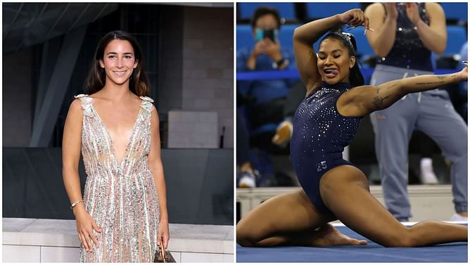 "It's amazing to watch" - Aly Raisman expresses her admiration for Jordan Chiles' influence in collegiate and elite gymnastics circuit