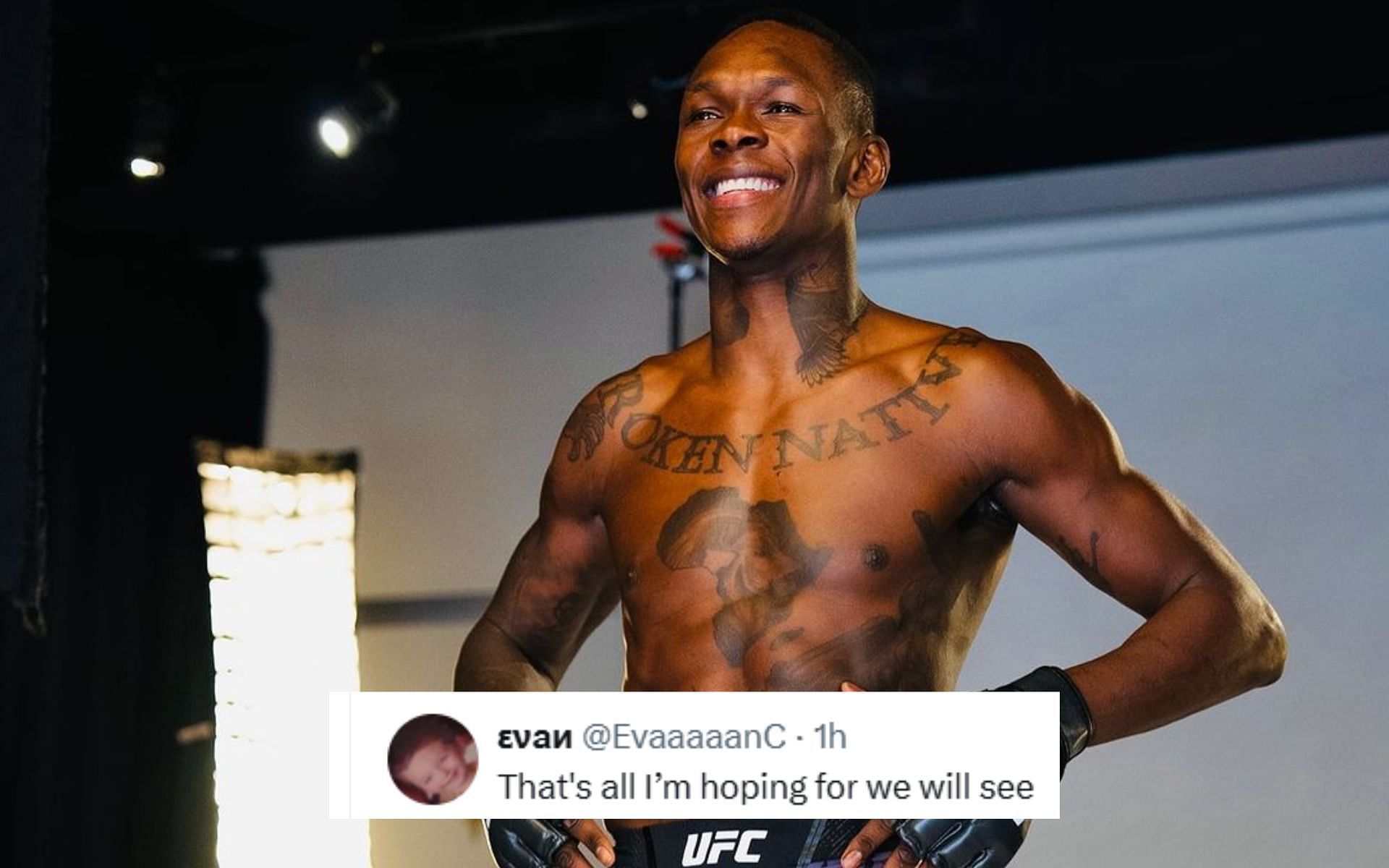 Fans react to Israel Adesanya