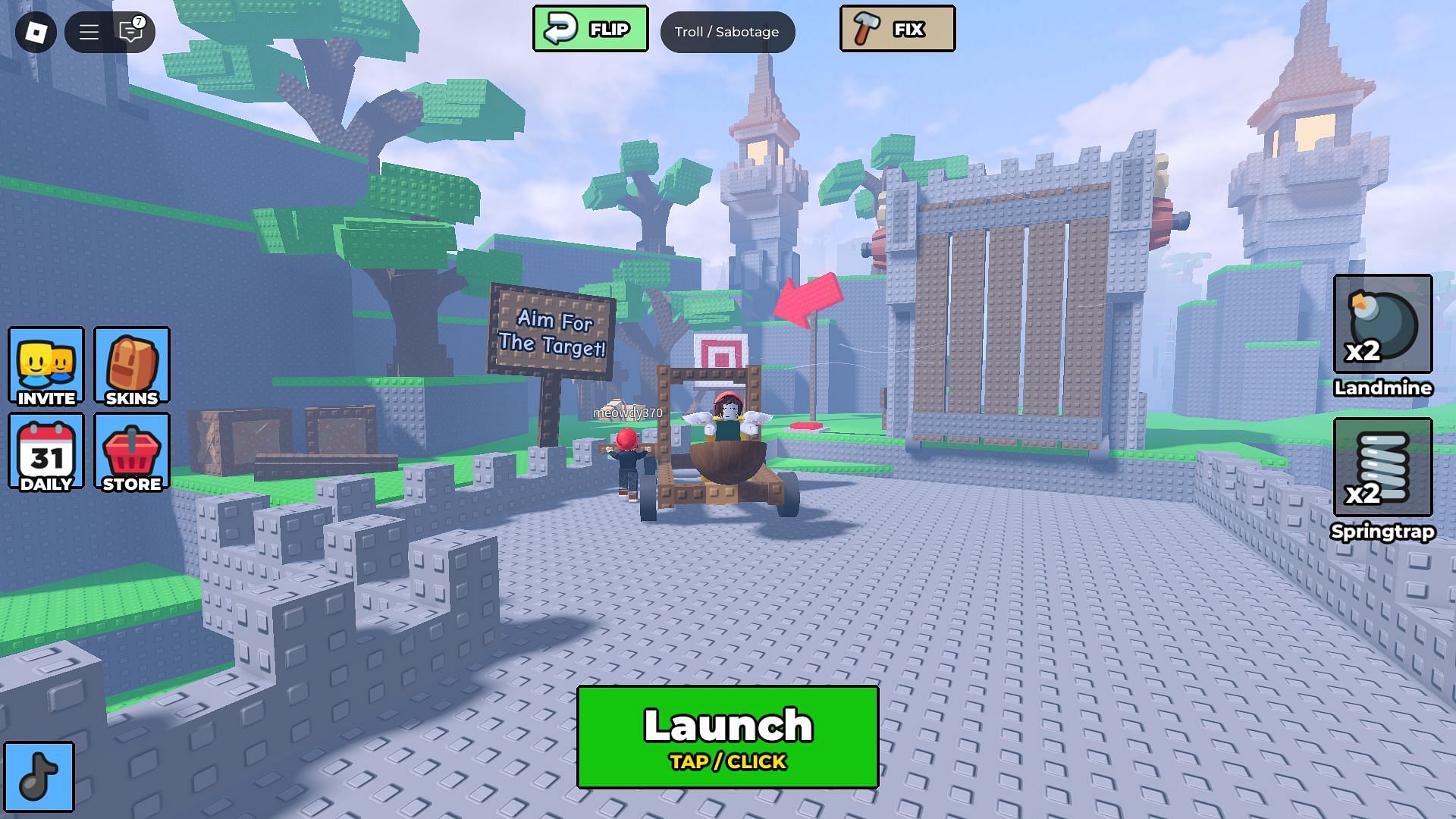 Solving a puzzle (Image via Roblox)