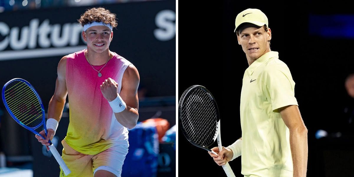 Ben Shelton will take on Jannik Sinner in the semifinals of the Australian Open 2025. (PHotos: Getty)