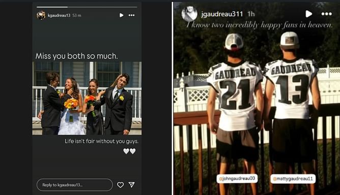 “Life isn’t fair”: Johnny Gaudreau’s sister Katie pens heart-wrenching message for late brothers