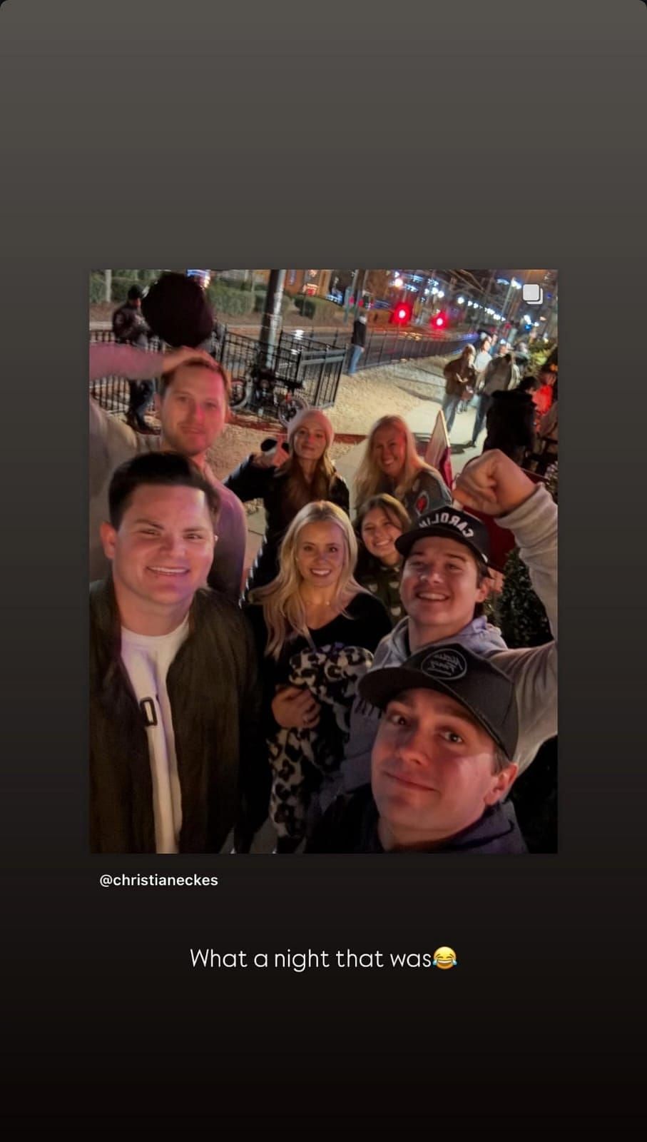 Marissa Gilliland&#039;s nighout with husband and his friends (Source: @marissagilliland via Instagram)