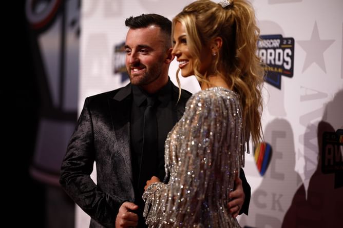 In Photos: Austin Dillon’s wife Whitney makes a fashion statement in a chic all-black attire from her trip to NYC
