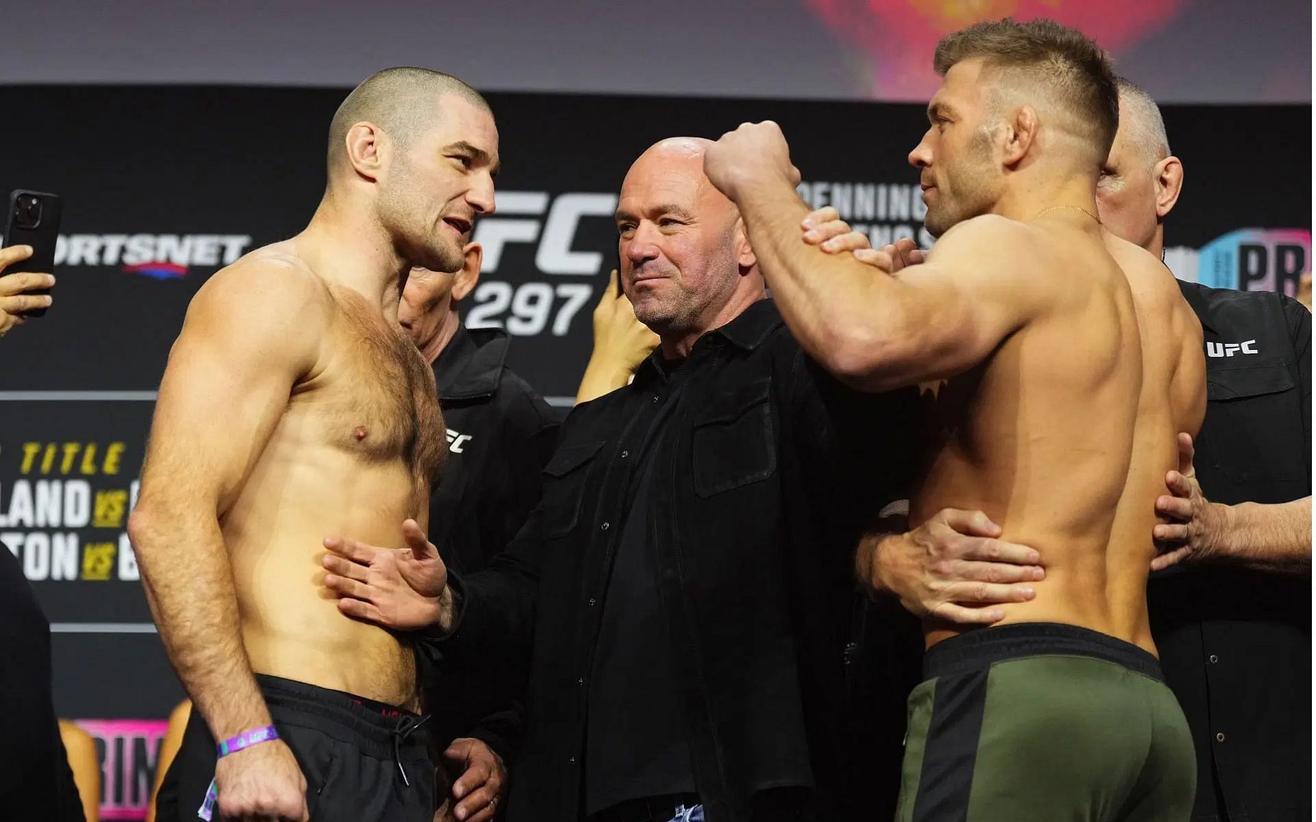 Sean Strickland (left) and Dricus du Plessis (right) will compete at UFC 312 [Image courtesy: Getty]