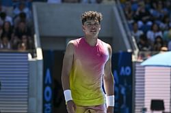 WATCH: Ben Shelton flexes new celebration after serving masterclass in Australian Open 2R win