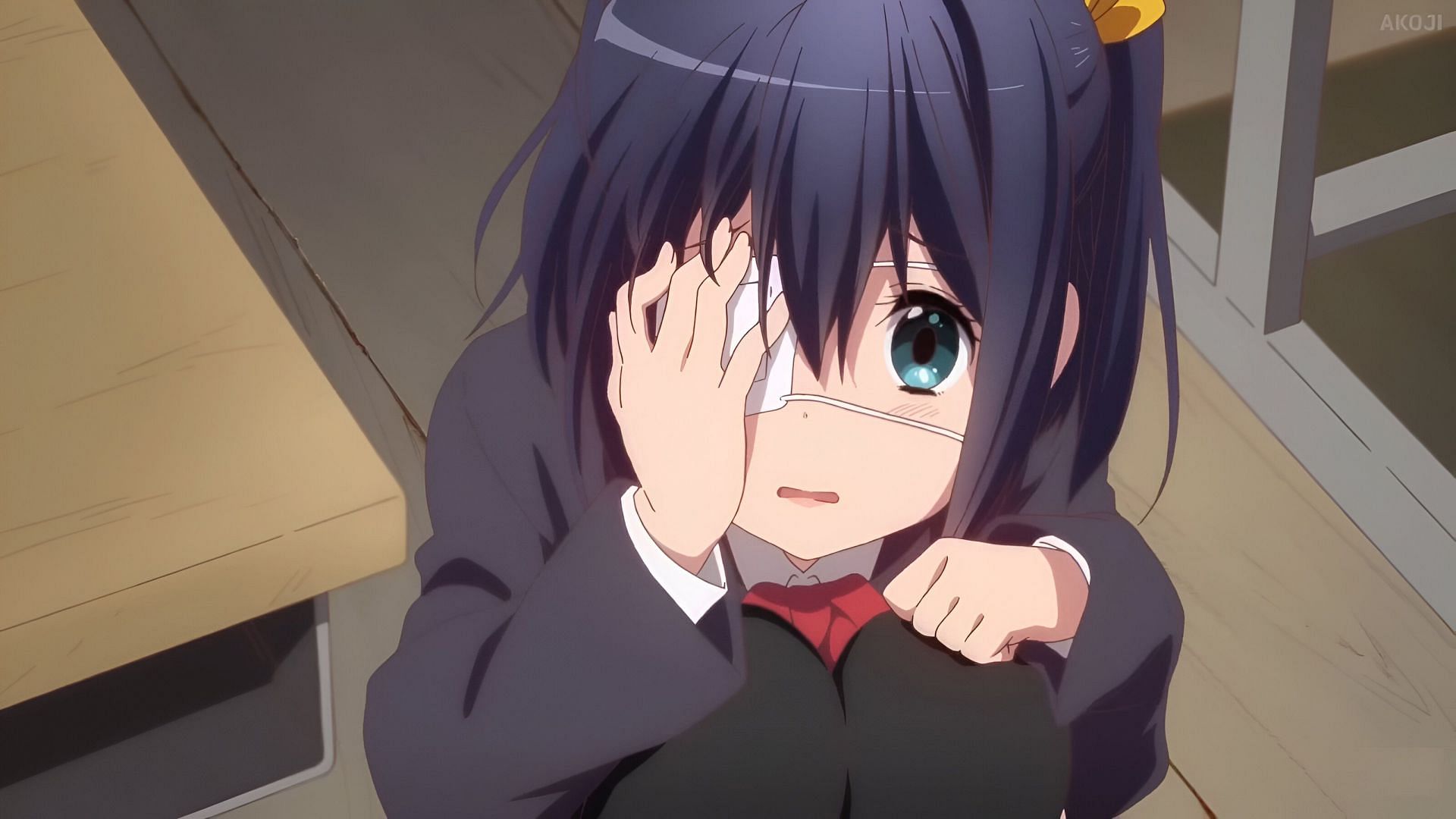 Rikka Takanashi as seen in the anime (Image via Kyoto Animation)