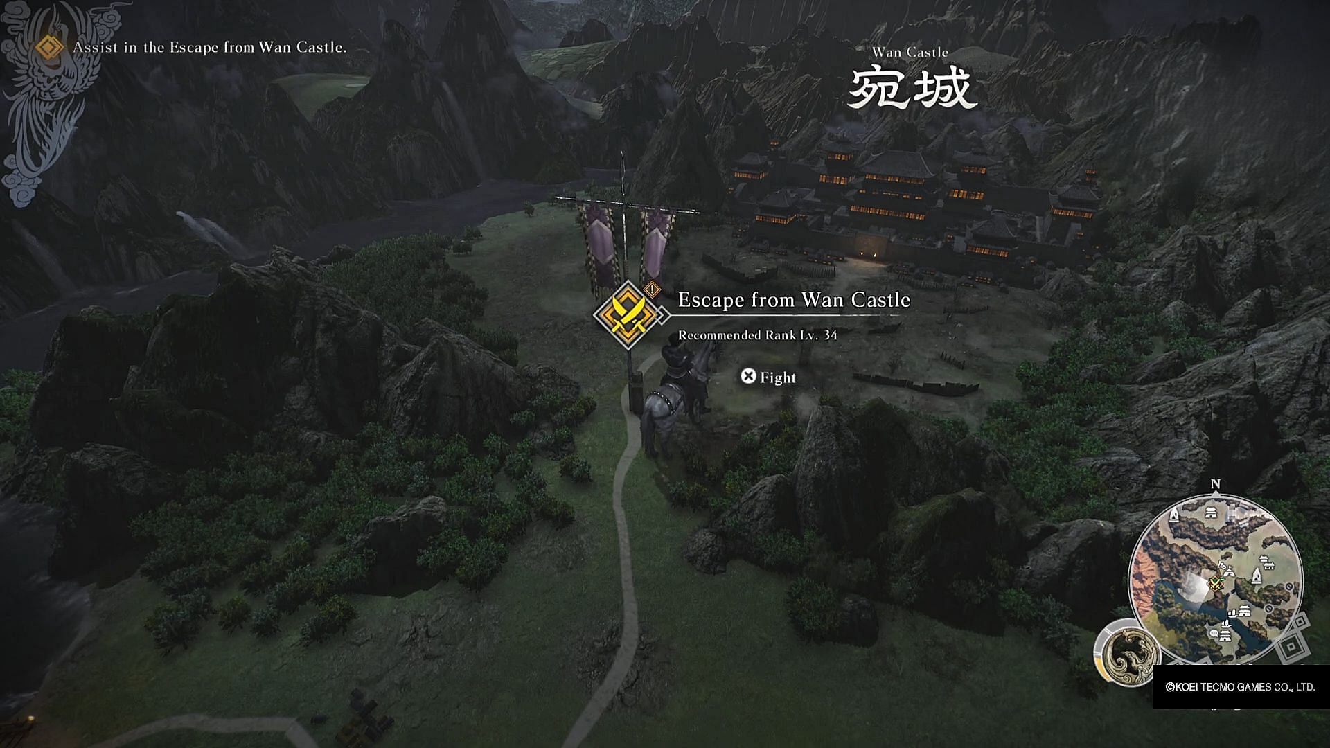 This guide explains Escape from Wan Castle in Dynasty Warriors Origins (Image via Koei Tecmo)