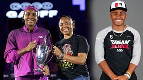 Coco Gauff's mother Candi sends her love to son Codey as he continues impressive baseball training