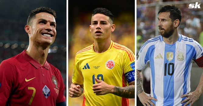 Former Real Madrid star James Rodriguez chooses who he would like on his team between Cristiano Ronaldo and Lionel Messi