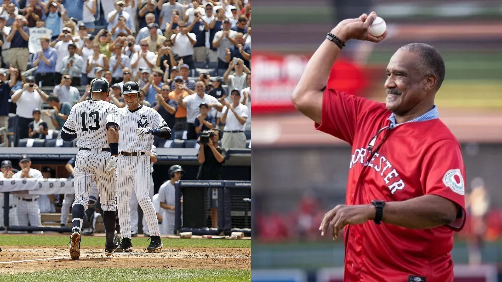 Former New York Yankees Slugger Derek jeter and Alex Rodriguez &amp; MLB Hall of Famer Jim Rice