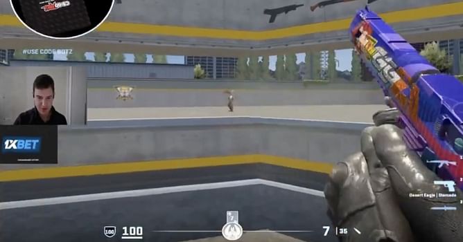 Counter Strike 2 professional KradCS gets "exposed" for using Deagle with controversial skin