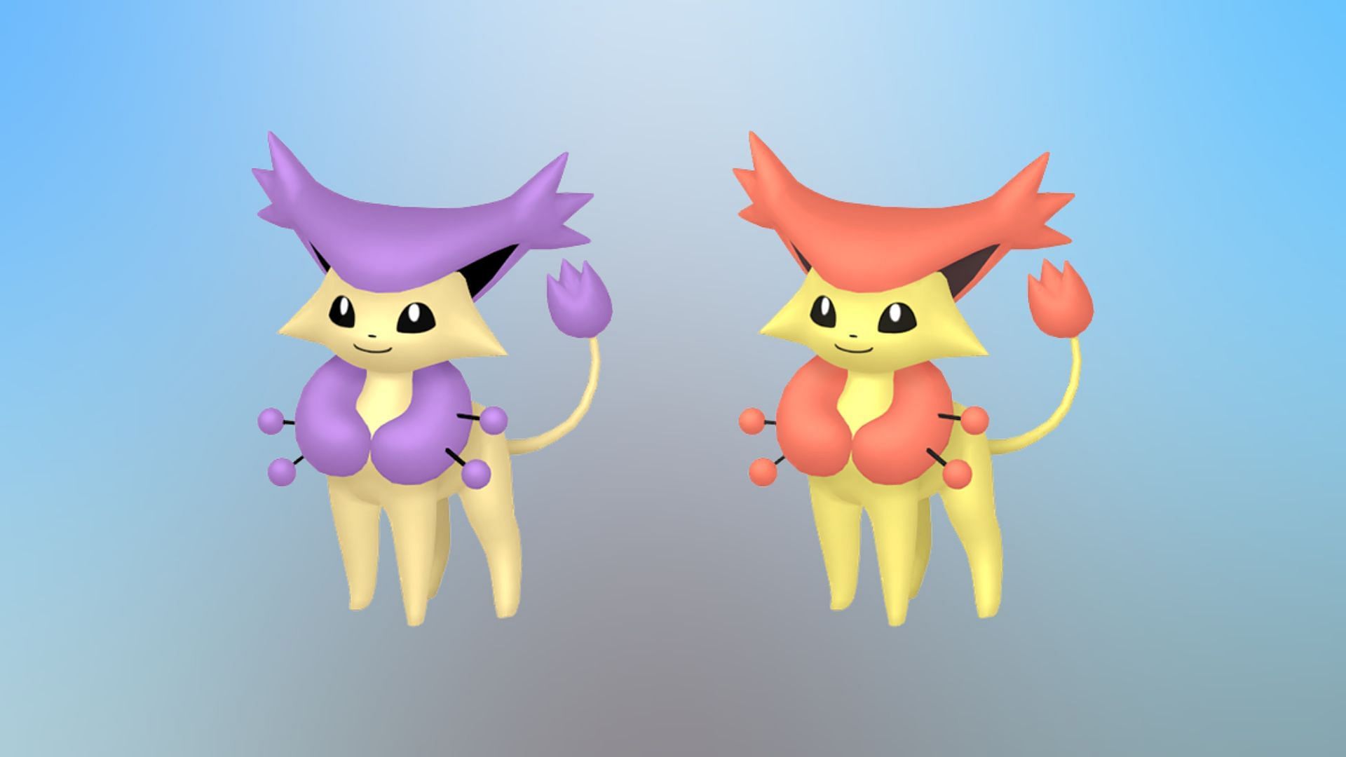 Delcatty shiny comparison (Image via TPC)