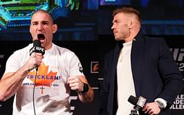 Sean Strickland issues unfiltered reaction to Dricus du Plesiss' fiery retort to no-takedown challenge: "You want to f*****g cuddle on the ground?"