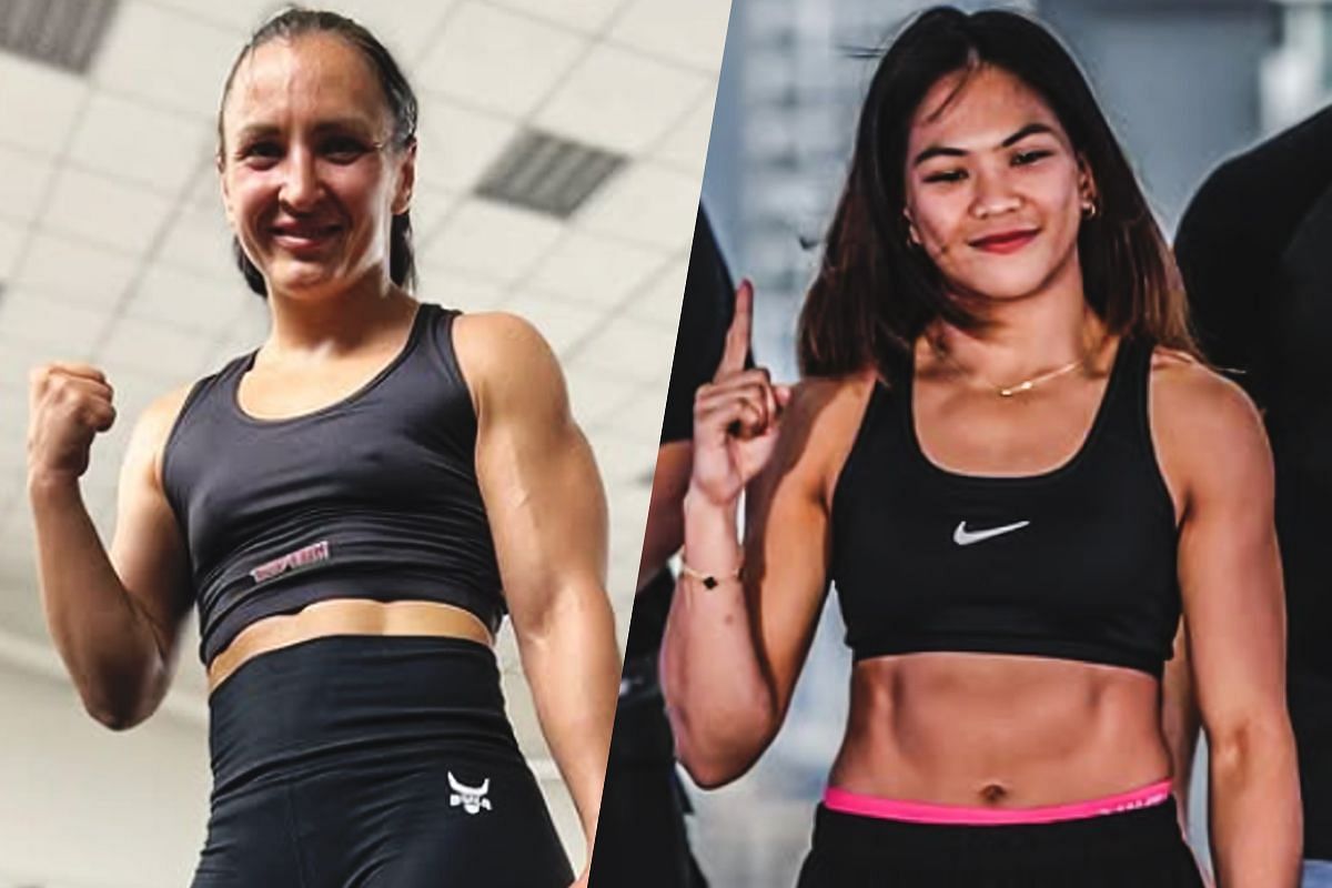 Alyona Rassohyna (left) Denice Zamboanga (right) [Photos via: ONE Championship]