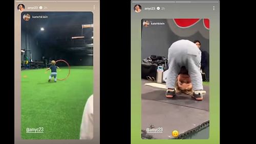 Amy's Instagram story of Everett's recent outing (Image Credits: Instagram/@amyc23)