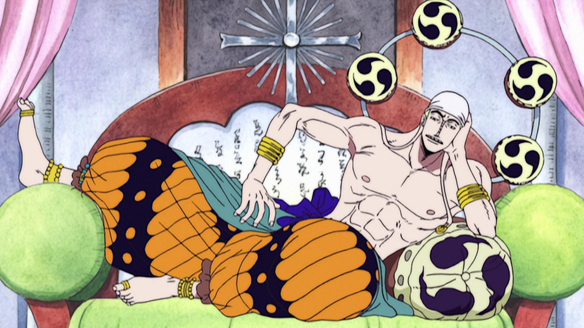 Enel&#039;s typical behavior (Image via Toei Animation)