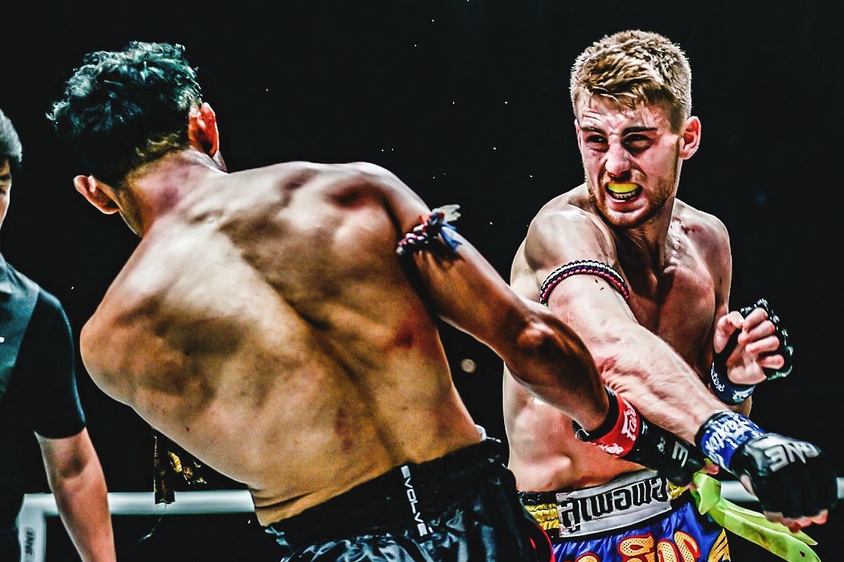 WATCH: Jonathan Haggerty captures first piece of ONE Championship gold in absolute stunner over Thai legend Sam-A -- Photo by ONE Championship